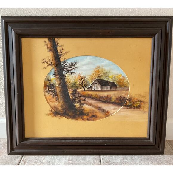 Barb Halvorson Artist Signed Oil Painting